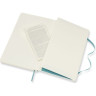 Блокнот MOLESKINE Classic Soft Large, линейка, голубой QP616B35